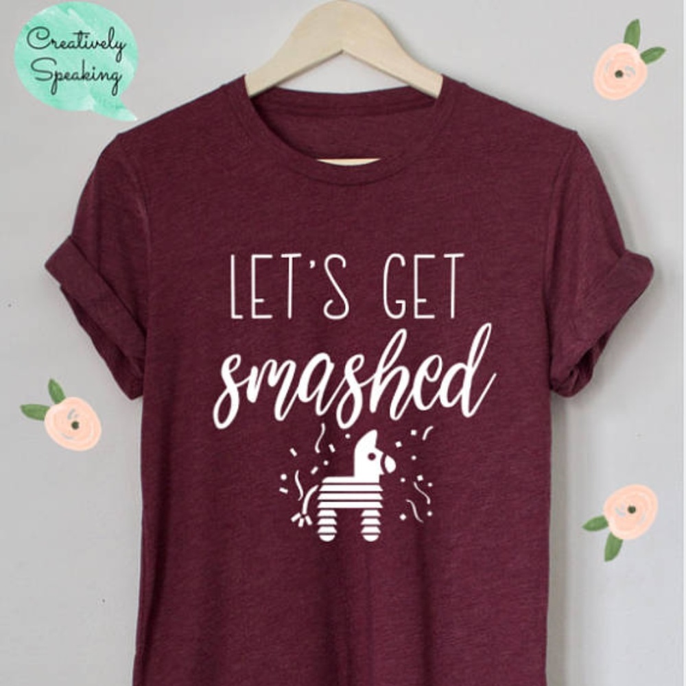 Lets Get Smashed, Bachelorette Party Shirts, Party